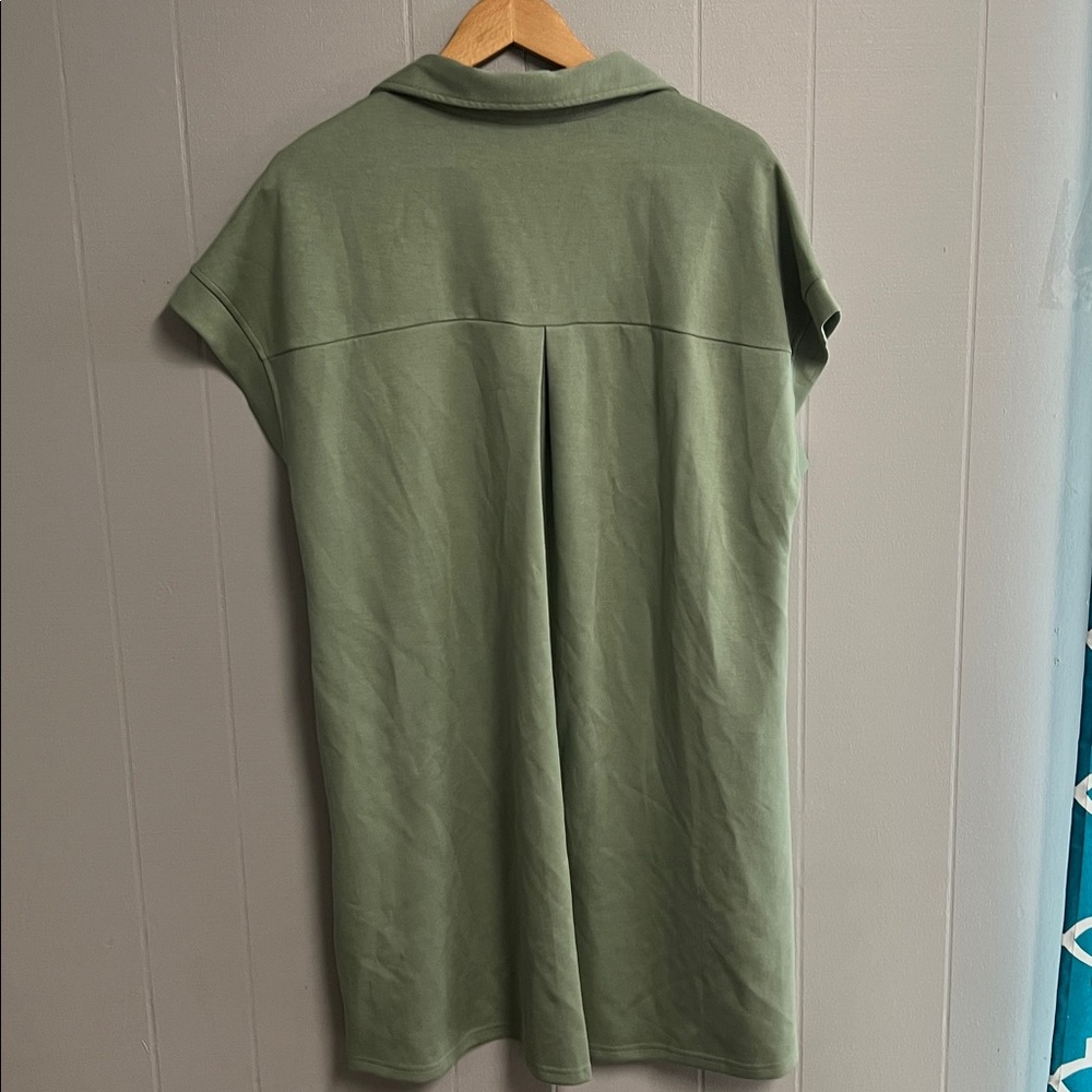 NWT Jodifl Dress Short Cap Sleeves 1X Mint Green - Picture 7 of 14